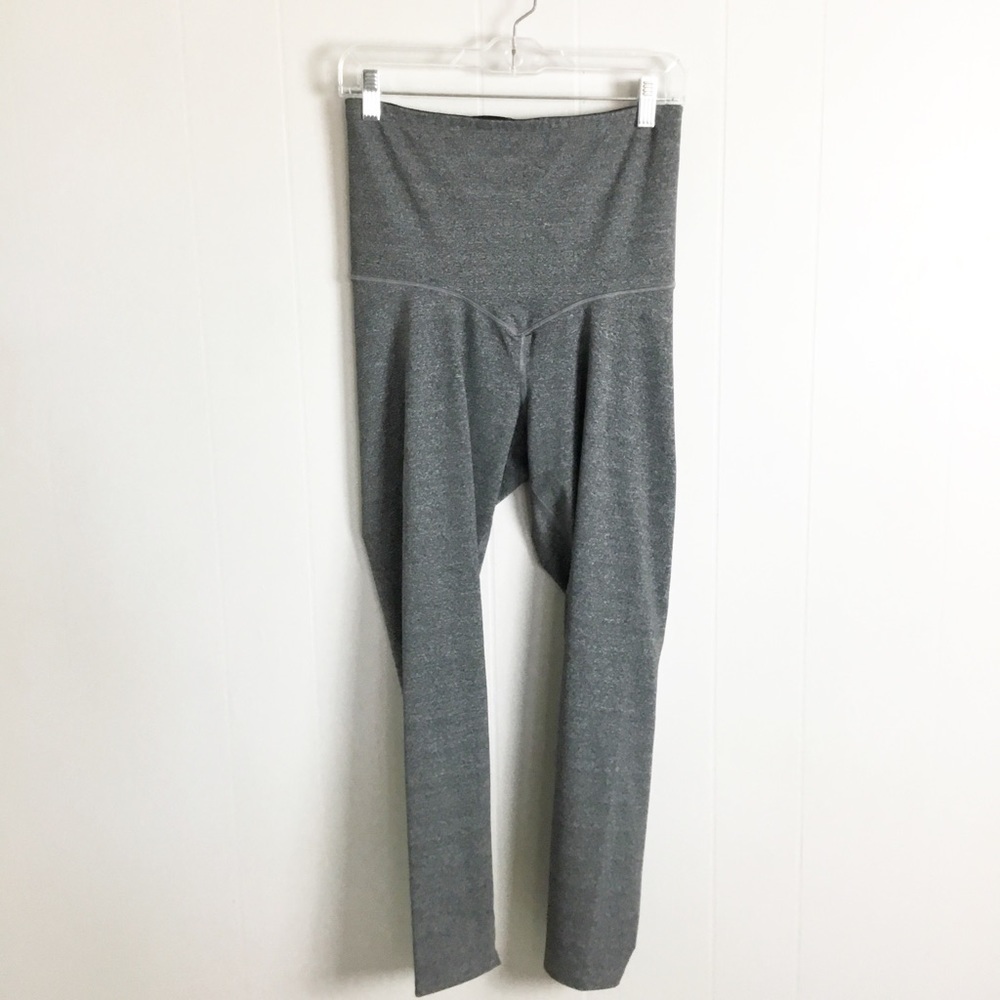 Womens Curveez Gray Shapewear Highrise Stretch Leggings Ankle Pants Xl